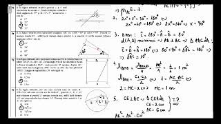 Evaluare nationala 2022  Matematica Clasa a 8aTeste de antrenament  Test 5  2021 – Sub I si II [upl. by Kimberly]