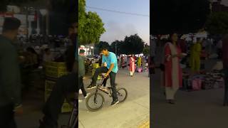 Bmx cycle Stunt In Public😍🔥shorts viralvideo [upl. by Nogam]