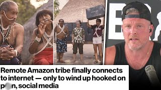 Remote Amazon Tribe Gets Internet Access Goes Exactly As You Expect  Pat McAfee Reacts [upl. by Nordin89]