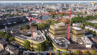 Bouw van Gonnet in Haarlem [upl. by Schweitzer]