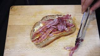 Best British Bacon Sandwich  How to make a Bacon Sandwich  Bacon Sarnie [upl. by Soigroeg]