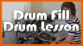 ★ Dont Look Back In Anger Oasis ★ Drum Lesson  How To Play Drum Fill Alan White [upl. by Studley]