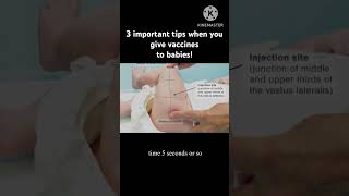 3 important tips when you give vaccines to babies [upl. by Annuhsal]