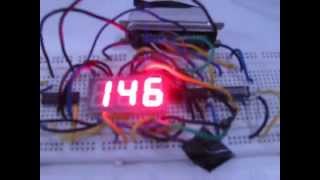 Parallel Port 3Digit 7Segment Display by Bhavyansh [upl. by Orola799]