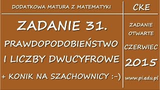 Zadanie 31 Matura CKE Czerwiec 2015 r PP Prawdopodobieństwo [upl. by Ekram879]