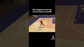 Ball hogging to keep me from scoring is insane😭 2k25 shorts [upl. by Sil387]