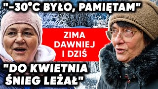 quotKiedyś było 25 st teraz to namiastka zimyquot Polacy wspominają zimy w latach 80 [upl. by Wrigley]