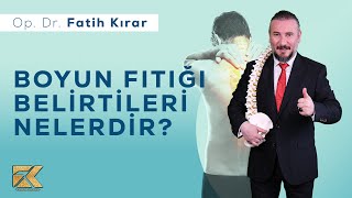 Op Dr Fatih Kırar  Boyun Fıtığı Belirtileri Tedavisi Nelerdir [upl. by Lanford]