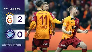 Galatasaray 20 Adana Demirspor  27 Hafta  202223 [upl. by Conger]