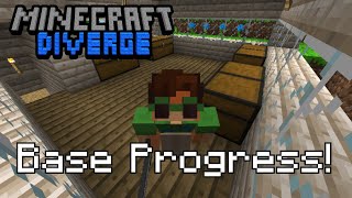 Base Progress  Minecraft Diverge 3 [upl. by Jael]