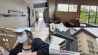 Monash University Orientation VLOG  fit check freebies campus tour etc [upl. by Aliber48]