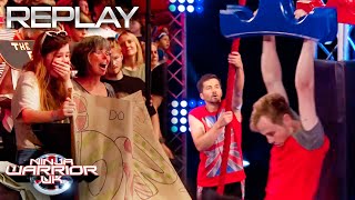 SHOCKING Result During Ninja Course Race 😱  Ninja Warrior UK [upl. by Lartnom51]