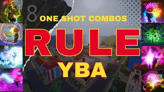 8 One Shot Combos RULE YBA Now [upl. by Elleyoj]