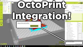 OctoprintOctroPi Integration with Cura 2 LulzBot Edition [upl. by Eissahc]