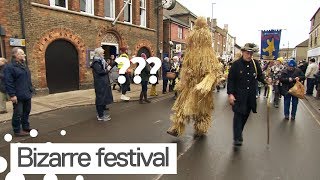 Annual Straw Bear Festival Takes Places in Whittlesea [upl. by Lucille]