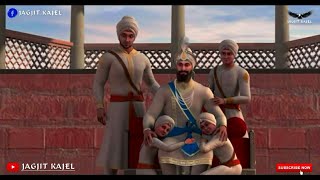 Chaar Sahibzaade Title Song Shaheedi Divas History ChaarSahibzaade JioundiHi JagjitKajel [upl. by Anattar]