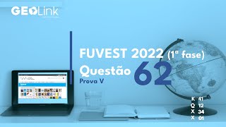 FUVEST 2022 primeira fase questão 62 Prova V [upl. by Juta]