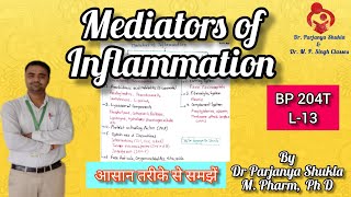 Mediators of Inflammation  Cell and Plasma Derived Mediators  Pathophysiology  BP 204T L13 [upl. by Akihsay161]