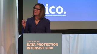 UK ICO Elizabeth Denham talks GDPR enforcement priorities Brexit [upl. by Temme]