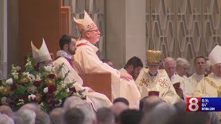 Hundreds of Catholics attend historic mass in Hartford [upl. by Jemmie912]