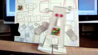 Paper craft Ramp walking Robot [upl. by Dena300]