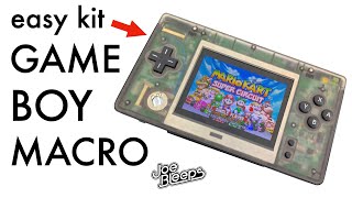 Game Boy Advance Macro kit full tutorial  easiest way to build a GBA from a broken DS Lite [upl. by Tavia]