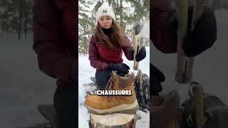 Elle sèche ses chaussures trempées dans cette eau glaciale🥶😱 [upl. by Parthen]