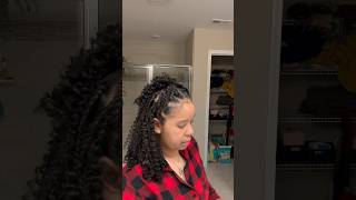 Do My Knotless Braids With Me diyhairstyles knotlessbraids knotlessbraidstutorial [upl. by Adai]