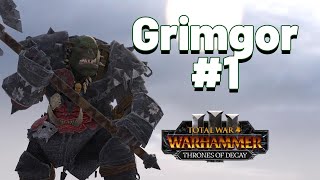 Grimgor Lets Play 1  Total War Warhammer 3 [upl. by Reube]