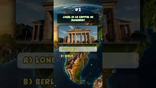 quot¿Puedes Adivinar la Capital 🌍 ¡Desafía tu Conocimientoquot desafiotrivia capitales quiz [upl. by Assiralk]