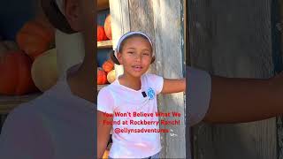 You won’t believe what we found at Rockberry ranch ellynsadventures youtubekids vblogger [upl. by Marja]