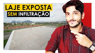 LAJE EXPOSTA  SOLUÇÃO DEFINITIVA CONTRA INFILTRAÇÃO  Poliéster Flexível [upl. by Rehpoitsirhc]