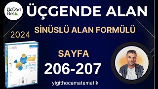 ÜÇGENDE ALAN  SAYFA 206207  345 TYT  AYT GEOMETRİ SB [upl. by Jopa342]