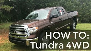 How To shift a Toyota Tundra into fourwheel drive 4WD with Jonathan Sewell Sells [upl. by Iliram]