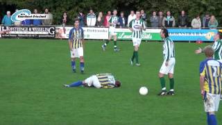 22092012 Rode kaarten tijdens stadsderby VV Dokkum  Be Quick Dokkum  RTV NOF [upl. by Cris]