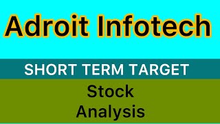 ADROIT INFOTECH LTD STOCK TARGET 🟦 ADROIT INFOTECH STOCK NEWS  ADROIT INFOTECH ANALYSIS 131124 [upl. by Akinar265]