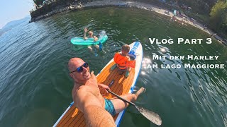 Motorrad Vlog Part 3  Mit der Harley am Lago Maggiore – Traumstraßen Camping Lakeview amp Bootstour [upl. by Thay]