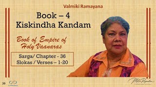 VALMIKI RAMAYANA KishkindhaKandam – The Book of Empire of Holy Vaanara KingdomChapter 36 [upl. by Muire746]