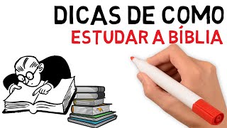 13 dicas de Como ESTUDAR a BÍBLIA  55 [upl. by Alithia]