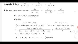 Simultaneous differential equations using method of choosing multipliers [upl. by Mandeville]