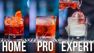 How To Make a Negroni Cocktail Home  Pro  Expert [upl. by Resa42]