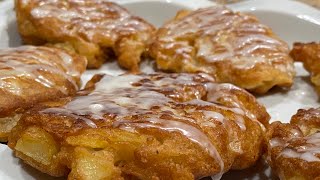 Quick amp Easy Recipe for Homemade Apple Fritters [upl. by Gnex]