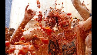 Tomatina in Buñol [upl. by Grier]