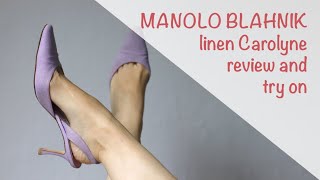 Manolo Blahnik Carolyne review [upl. by Harwilll]