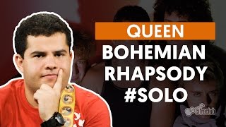 Bohemian Rhapsody  Queen How to Play  Guitar Solo Lesson [upl. by Akenor154]