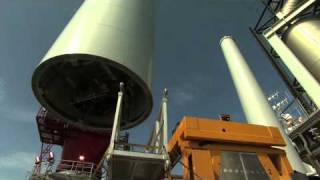 Offshore Wind Turbine Installation  Part 1 [upl. by Inglis]