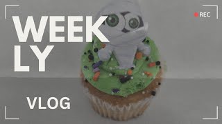 WEEKLY VLOG  Jeremiahs 15th birthday Crack burger trick or treat 🎃🍁🍂 [upl. by Ahsla369]