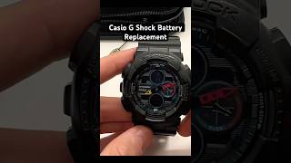 Casio G Shock Battery Replacement  How to Replace the Watch Battery on a Casio G Shock [upl. by Allac240]