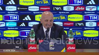 Nations League Spalletti in conferenza stampa post Italia  Belgio [upl. by Elenahc]