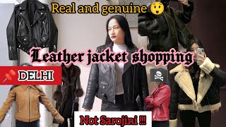 Winter jackets  Delhi  Leather jacket shopping  Delhi  Better than sarojini [upl. by Kalman]